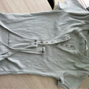 Light Green Abercrombie Body Suit